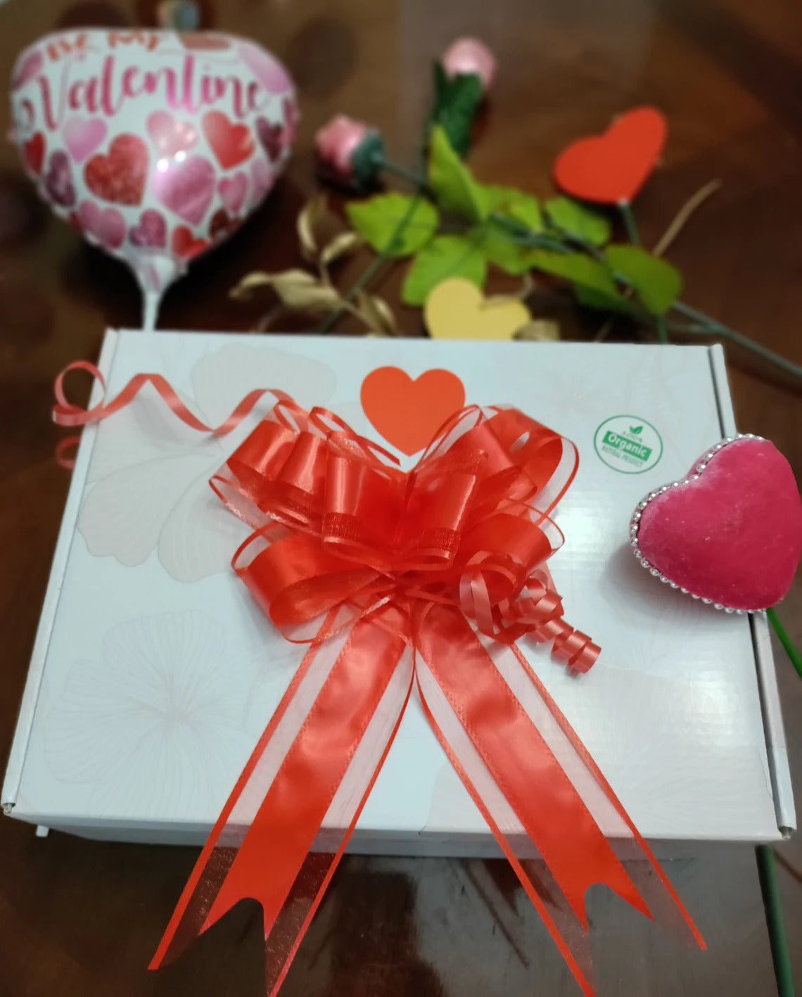 Organic blooming flower tea gift set